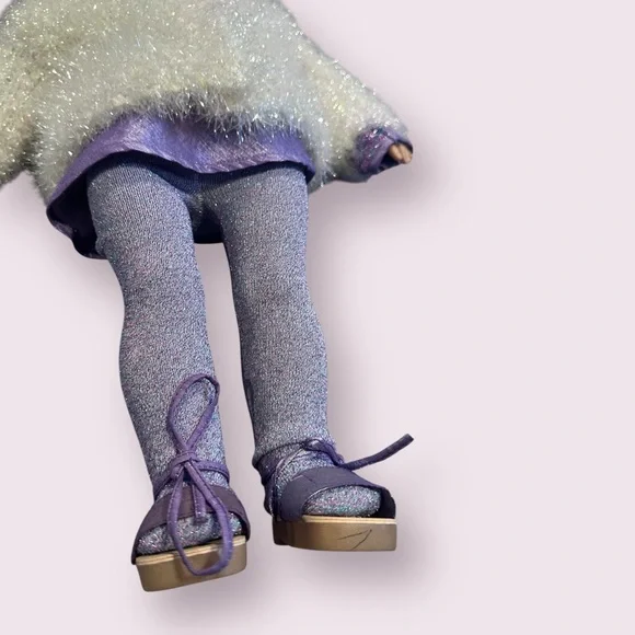 Pleasant Company American Girl Doll With Purple Sparkle Outfit And Jacket - Picture 2 of 13